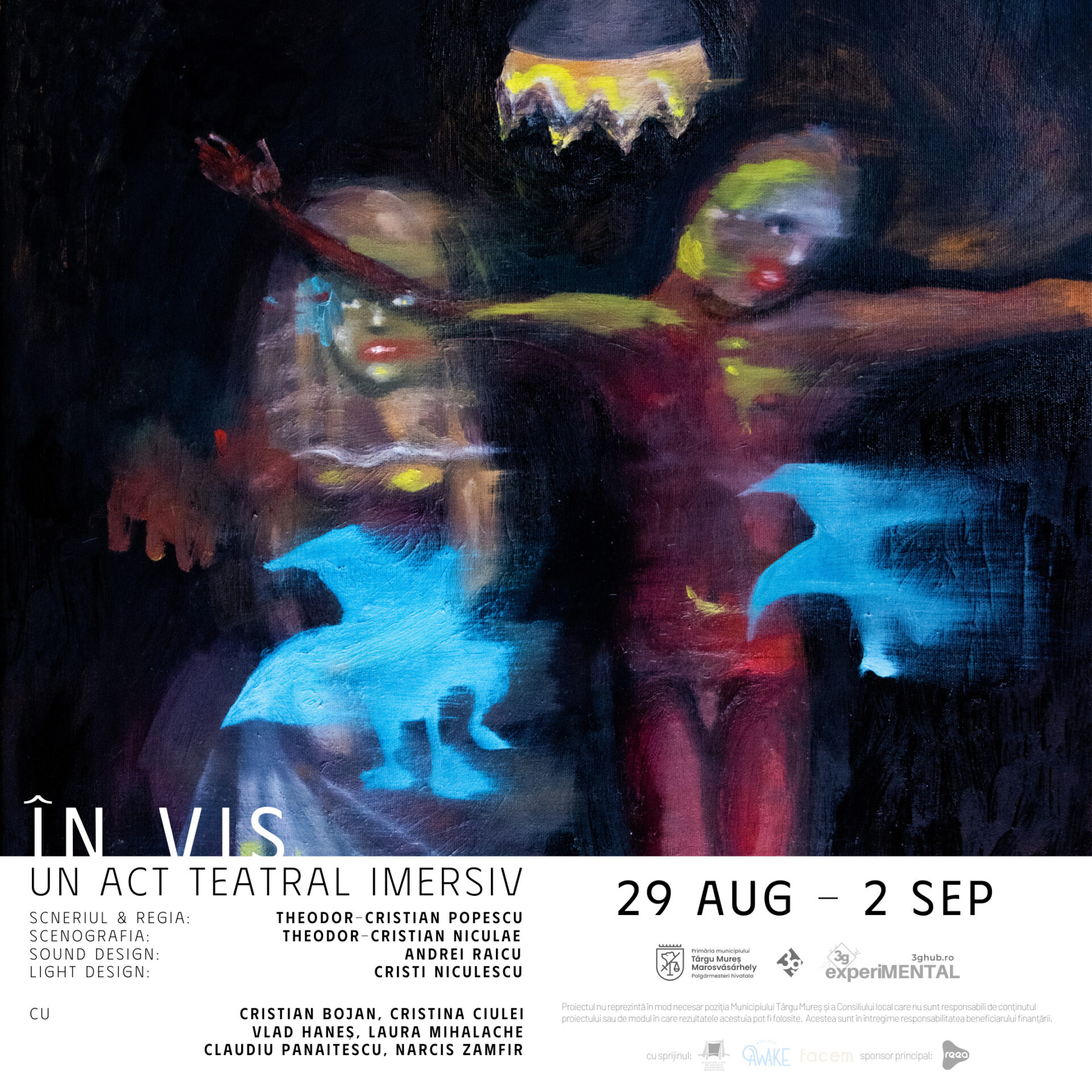 ÎN VIS / IN A DREAM (un act teatral imersiv)